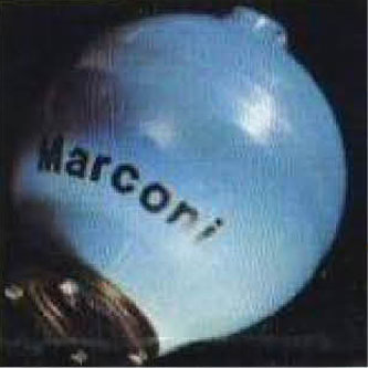 Marconi Heli-Tele gyro-stablised ball turret aerial television camera