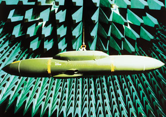 Skyshadow in an anechoic chamber