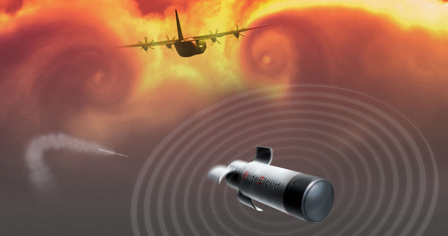 Artist's impression of the BriteCloud Expendable Active Decoy