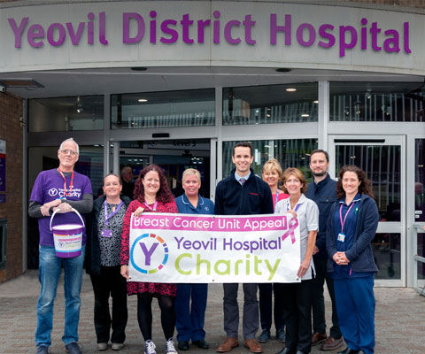 Leonardo fundraisers at Yeovil Hospital