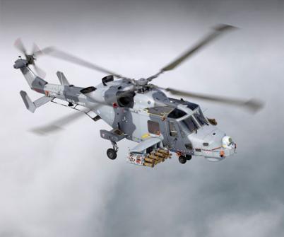 AW159 armed with martlet