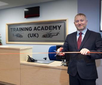 Ribbon-cutting ceremony at Yeovil training academy