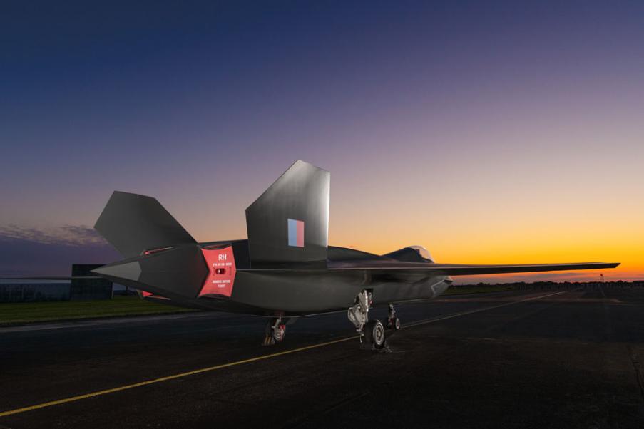 The Tempest Future Combat Air System on the runway